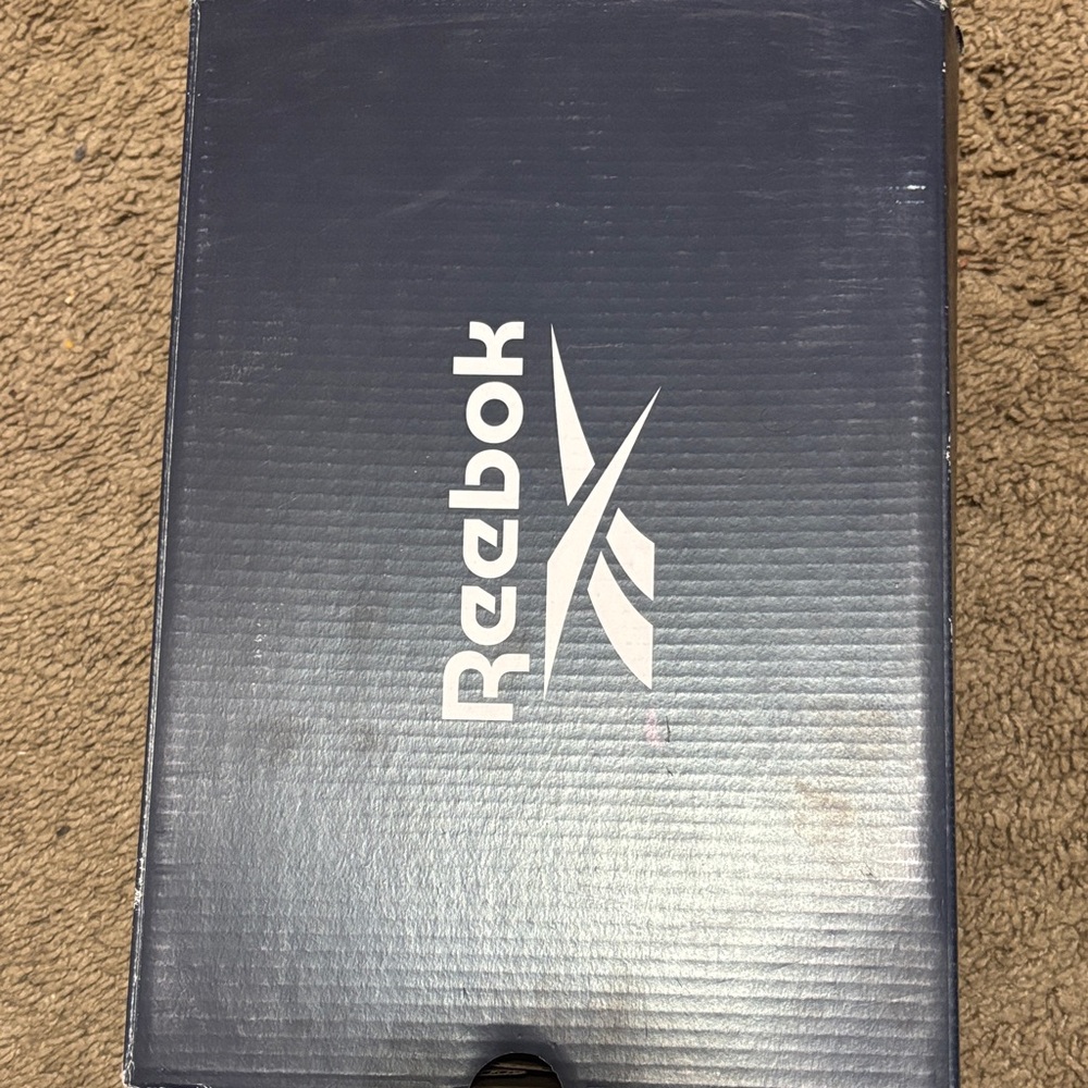 Reebok Blue Shoe Box with White Logo